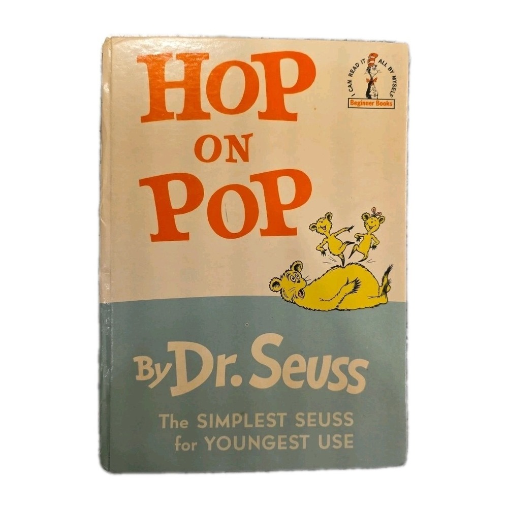 Hop on Pop 1963 Beginner Series Hardcover First Edition